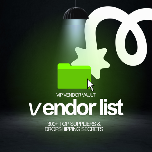 VIP Vendor Vault: 300+ Top Suppliers & Dropshipping Secrets